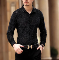 Top Fashion Luxury  Silk Shirt