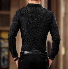 Top Fashion Luxury  Silk Shirt