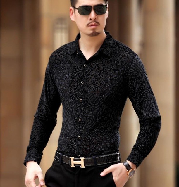 Top Fashion Luxury  Silk Shirt