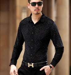 Top Fashion Luxury  Silk Shirt