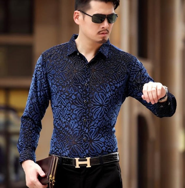 Top Fashion Luxury  Silk Shirt