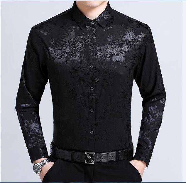 Floral silk shirts