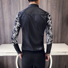 Men In Black Shirt