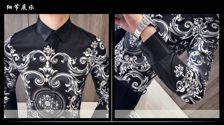Men In Black Shirt