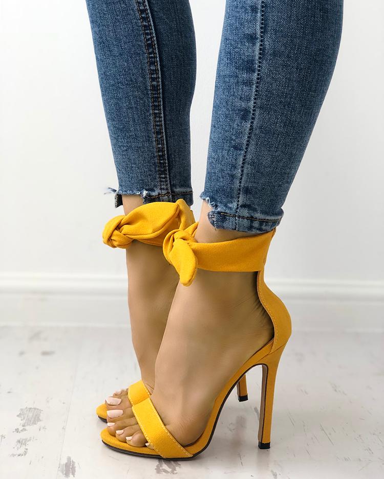 Suede High Heel Shoes